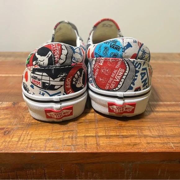 Vans Off The Wall History Slip On Sneakers, Men’s 9.5 - Picture 4 of 7